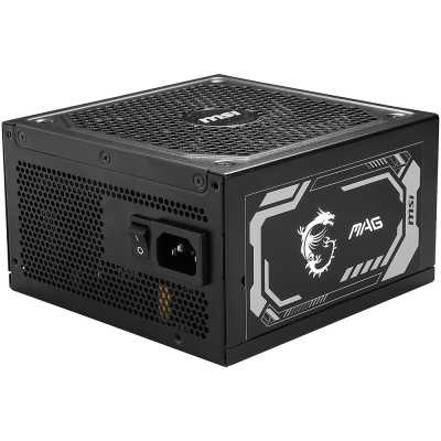 MSI MAG A1000GL PCIe5 Black, 80 PLUS Gold, Full-Modular, 1000 Watt