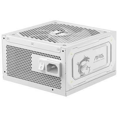 MSI MAG A1000GL PCIe5 White, 80 PLUS Gold, Full-Modular, 1000 Watt