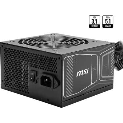 MSI MAG A750GN PCIe5, 80 PLUS Gold, Non-Modular, 750 Watt