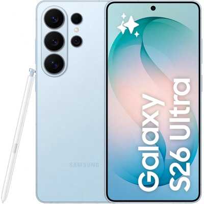 Samsung Galaxy S26 Ultra, Sky Blue, 6.9", 16GB RAM, 1TB, 200MP, Android