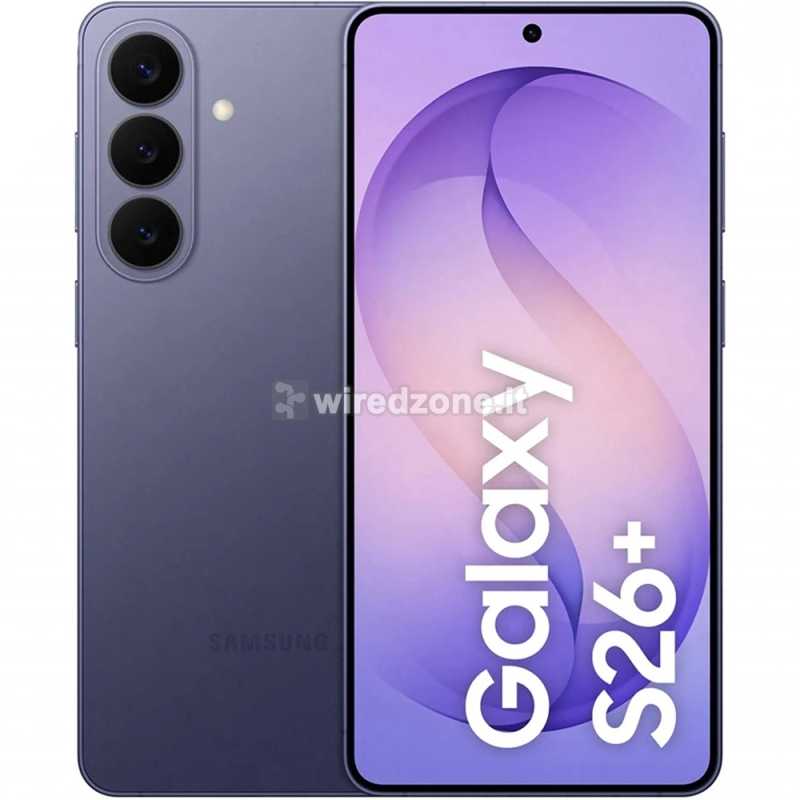Samsung Galaxy S26+, Cobalt Violet, 6.7", 12GB RAM, 512GB, 50MP, Android