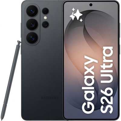 Samsung Galaxy S26 Ultra, Black, 6.9", 12GB RAM, 512GB, 200MP, Android