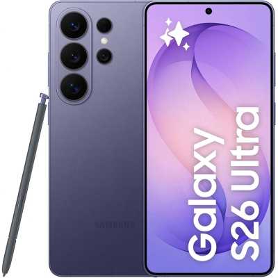 Samsung Galaxy S26 Ultra, Cobalt Violet, 6.9", 16GB RAM, 1TB, 200MP, Android