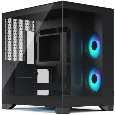 Fractal Pop 2 Vision RGB, Mid-Tower, Side-Glass, Black
