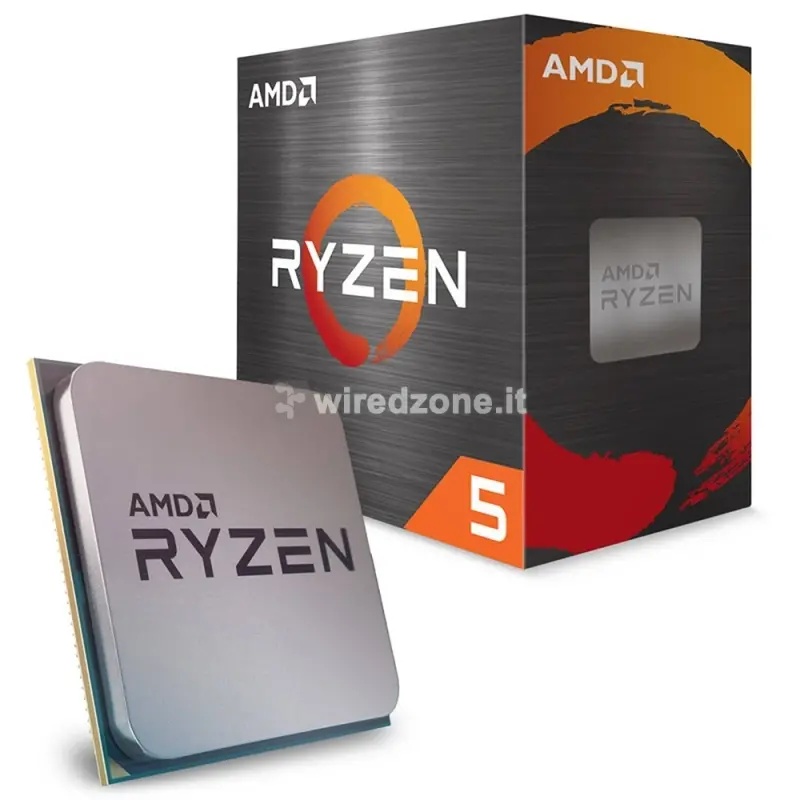 AMD Ryzen 5 5600X, 3.70GHz, (Vermeer), AM4, Boxed with AMD Wraith Stealth Cooler