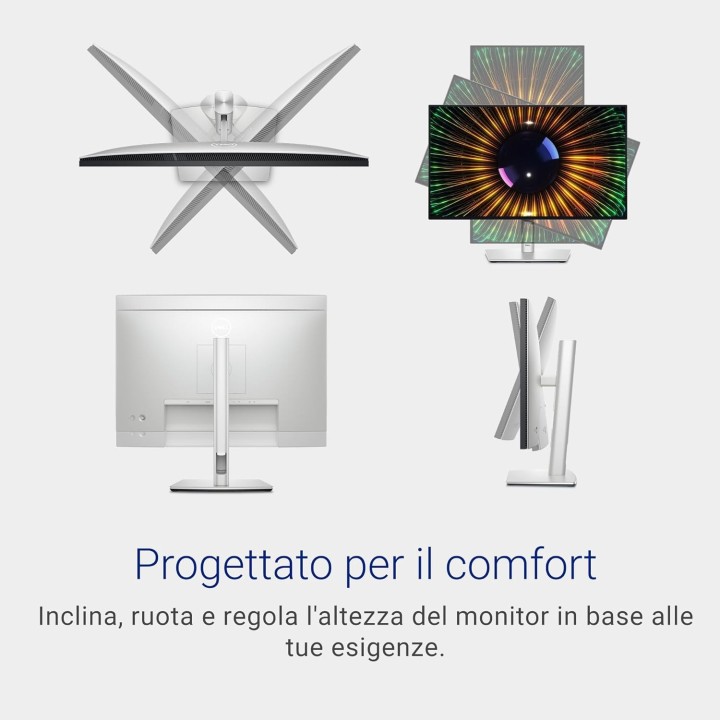 DELL U2424H UltraSharp, 23.8", IPS, FHD, 120Hz, Pivot, DP, HDMI