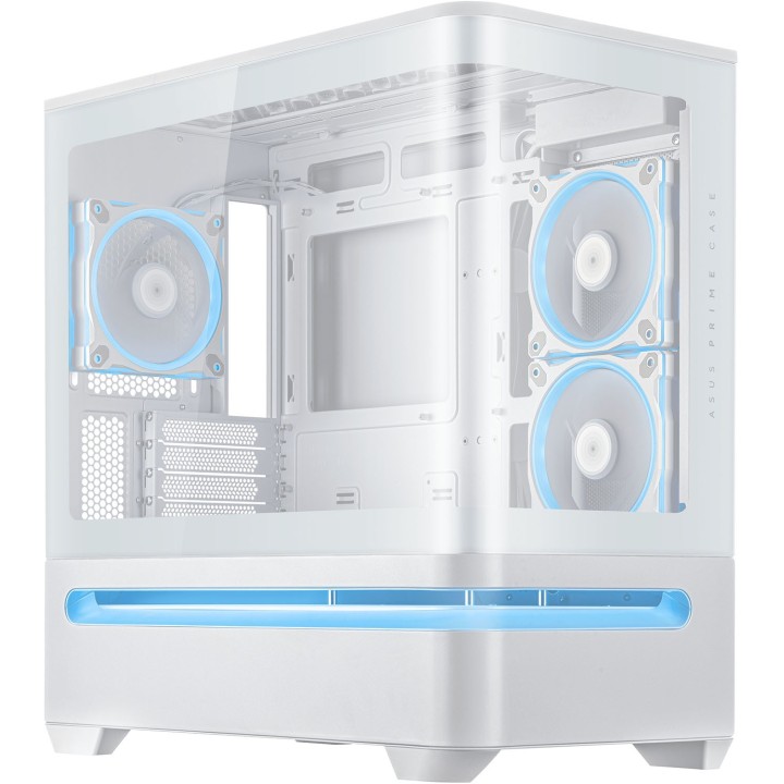 ASUS Prime AP202 TG ARGB, Micro-Tower, White