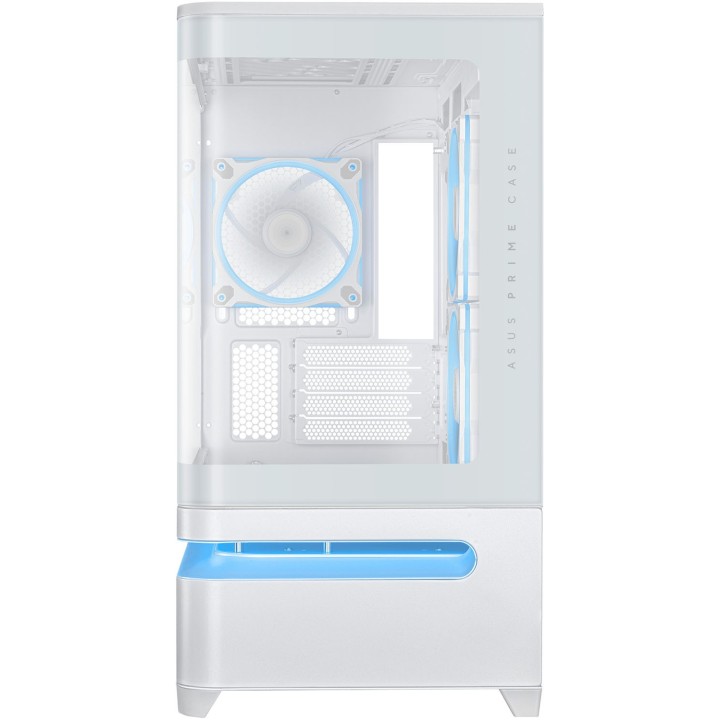 ASUS Prime AP202 TG ARGB, Micro-Tower, White