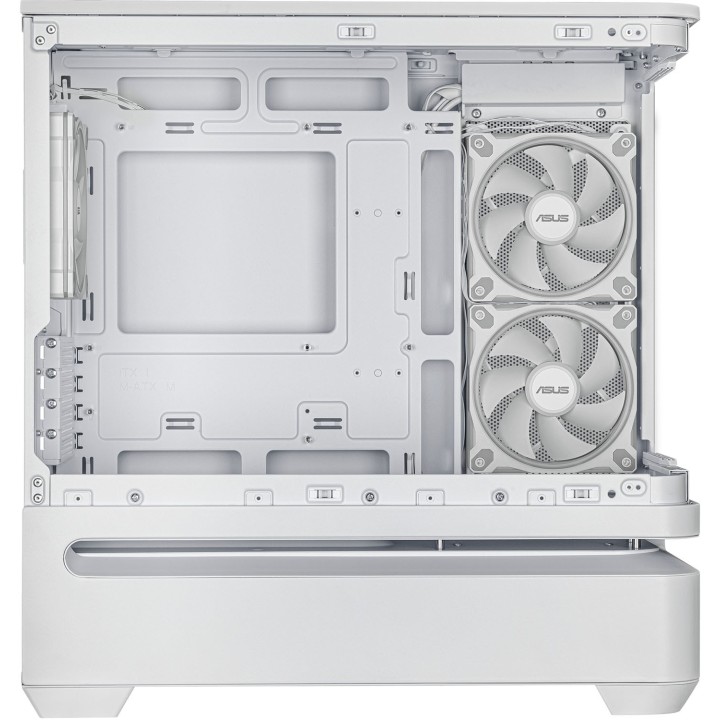 ASUS Prime AP202 TG ARGB, Micro-Tower, White