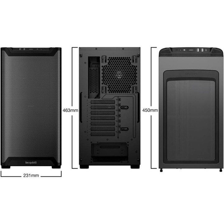 be quiet! PURE BASE 501 Airflow, Mid-Tower, Black