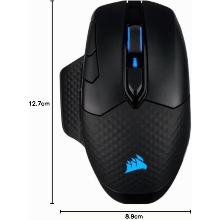 Corsair Dark Core RGB PRO Wireless, Gaming Mouse, Black
