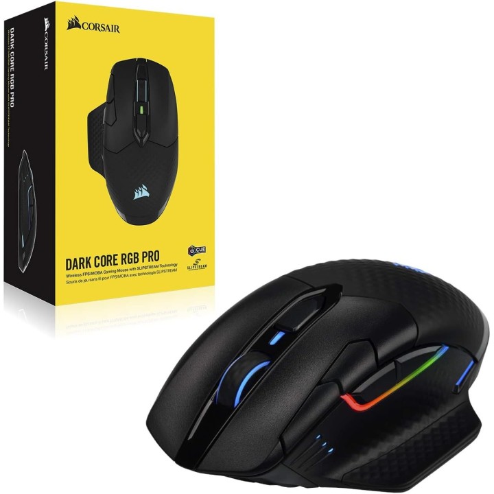 Corsair Dark Core RGB PRO Wireless, Gaming Mouse, Black