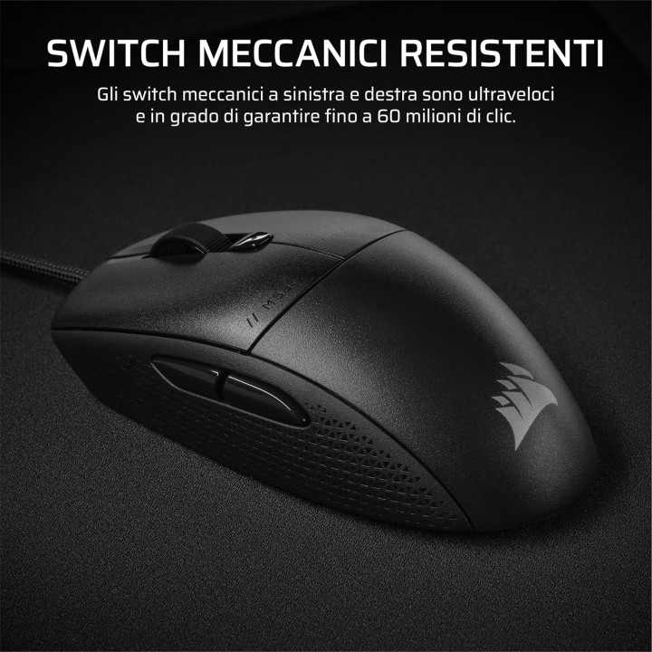 Corsair M55 Lightweight, Gaming Mouse, Black