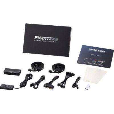 PHANTEKS Digital-RGB Starter Kit incl. Controller and 2x LED-Strip - 2