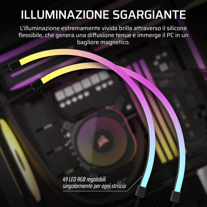 Corsair iCUE LINK LS430 Aurora RGB Light Strips, Kit 430mm