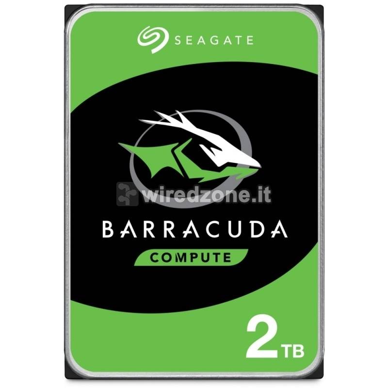 Seagate BarraCuda HDD, SATA 6G, 7200 RPM, 3.5 inch - 2 TB - 1