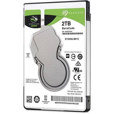 Seagate BarraCuda HDD, SATA 6G, 5400 RPM, 2.5 inch - 2 TB - 1