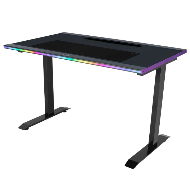 Cooler Master GD120 ARGB Gaming Desk, Black / Violet