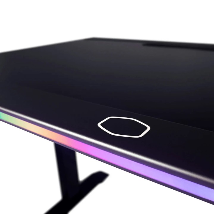 Cooler Master GD120 ARGB Gaming Desk, Black / Violet