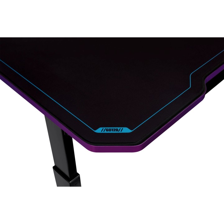Cooler Master GD120 Gaming Desk, Black / Violet