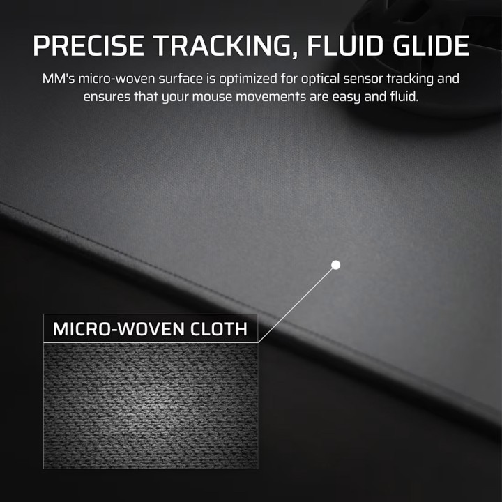 Corsair MM Anti-fray Cloth, Gaming Mouse Pad, 3XL, Gray