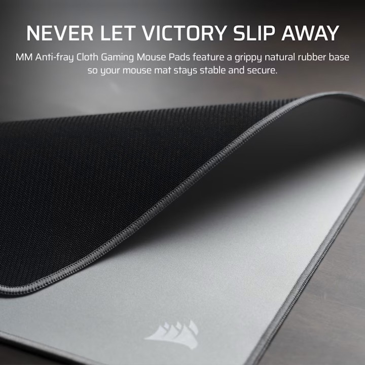 Corsair MM Anti-fray Cloth, Gaming Mouse Pad, 3XL, Gray