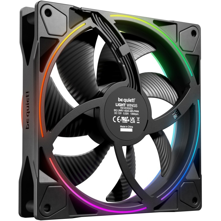 be quiet! Light Wings 140mm PWM Reverse Black