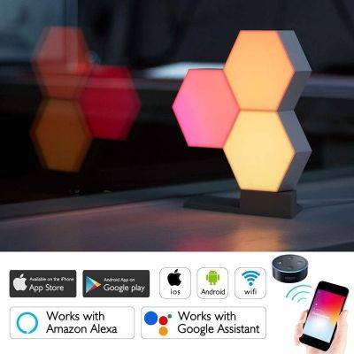 LifeSmart Cololight Lamp Hexagon RGBW Kit Base + 3 Block - 9