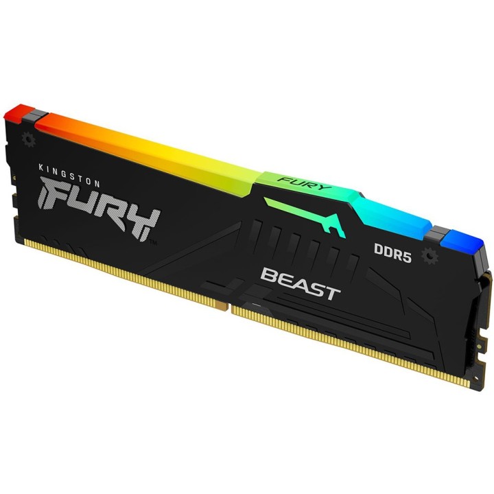 Kingston FURY BEAST RGB CL40, DDR5-5600, DIMM, 8GB