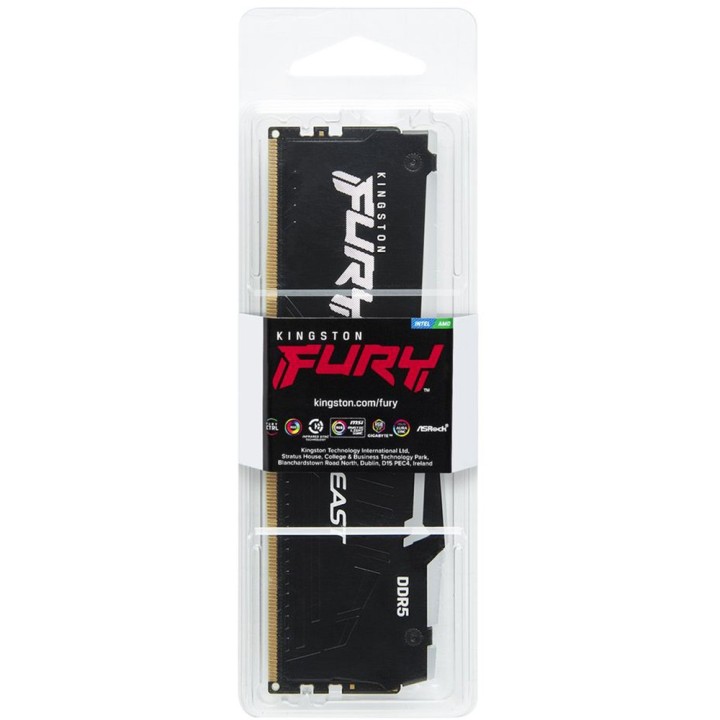 Kingston FURY BEAST RGB CL40, DDR5-5600, DIMM, 8GB