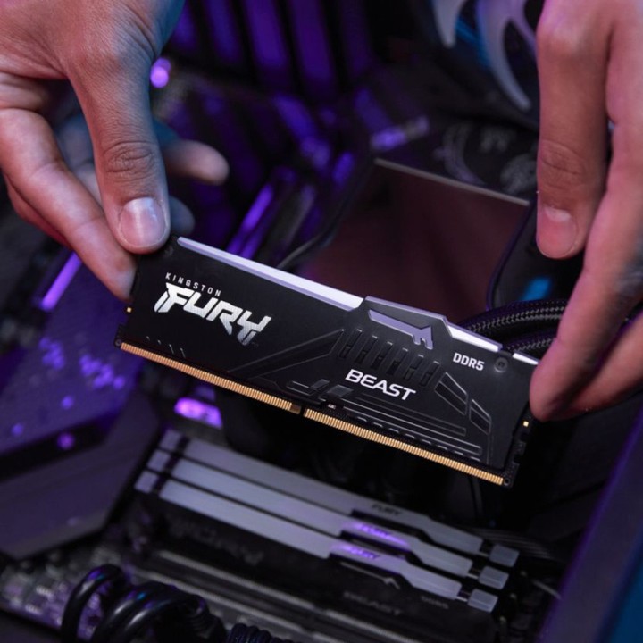 Kingston FURY BEAST RGB CL40, DDR5-5600, DIMM, 8GB