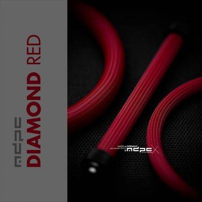 MDPC-X Sleeve BIG - Diamond-Red, 1m - 1