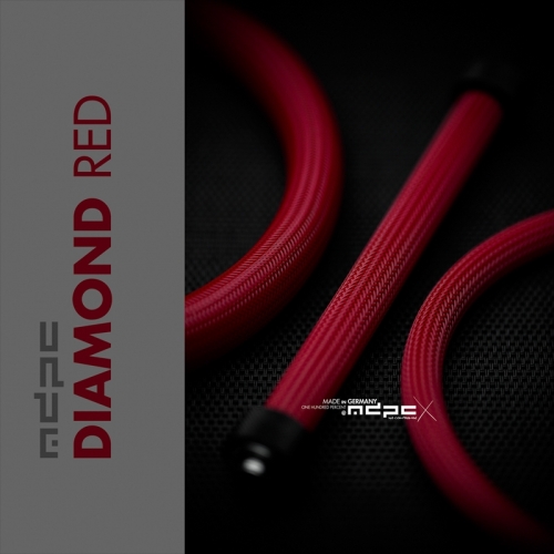 MDPC-X Sleeve BIG - Diamond-Red, 1m - 1