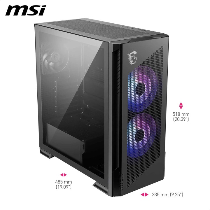 MSI MPG Velox 300R AirFlow PZ, Full-Tower, Black