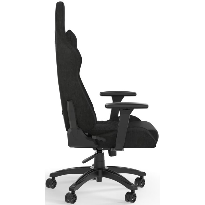 Corsair TC100 RELAXED, Gaming Chair, Black / Black Fabric (Grey Cushion)