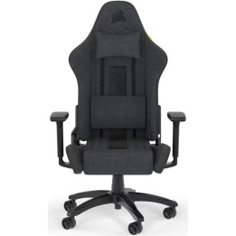 Corsair TC100 RELAXED, Gaming Chair, Black / Grey Fabric (Black Cushion)