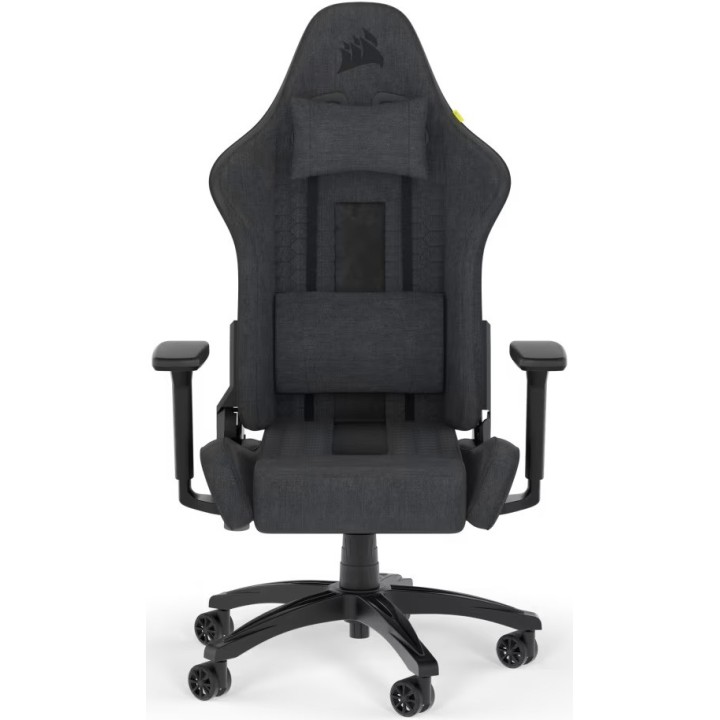 Corsair TC100 RELAXED, Gaming Chair, Black / Grey Fabric (Black Cushion)