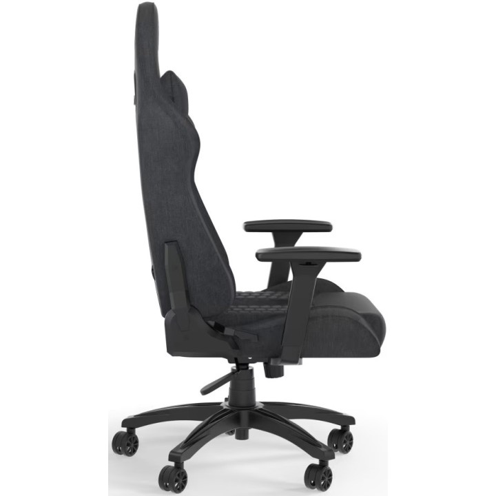 Corsair TC100 RELAXED, Gaming Chair, Black / Grey Fabric (Black Cushion)
