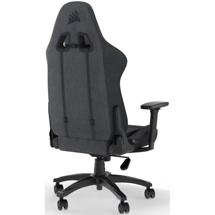 Corsair TC100 RELAXED, Gaming Chair, Black / Grey Fabric (Black Cushion)