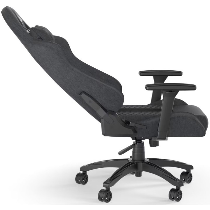 Corsair TC100 RELAXED, Gaming Chair, Black / Grey Fabric (Black Cushion)