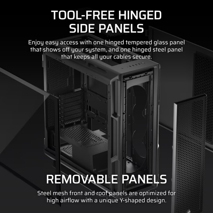 Corsair 5000T, Full-Tower, Black