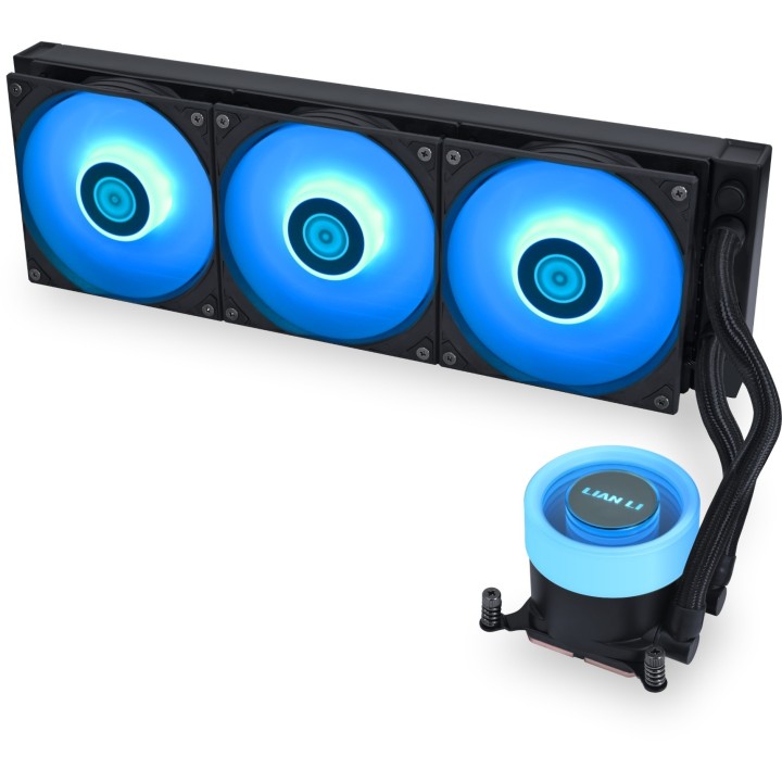 Lian Li GA II Lite RGB, Black AIO Liquid Cooling, 360mm