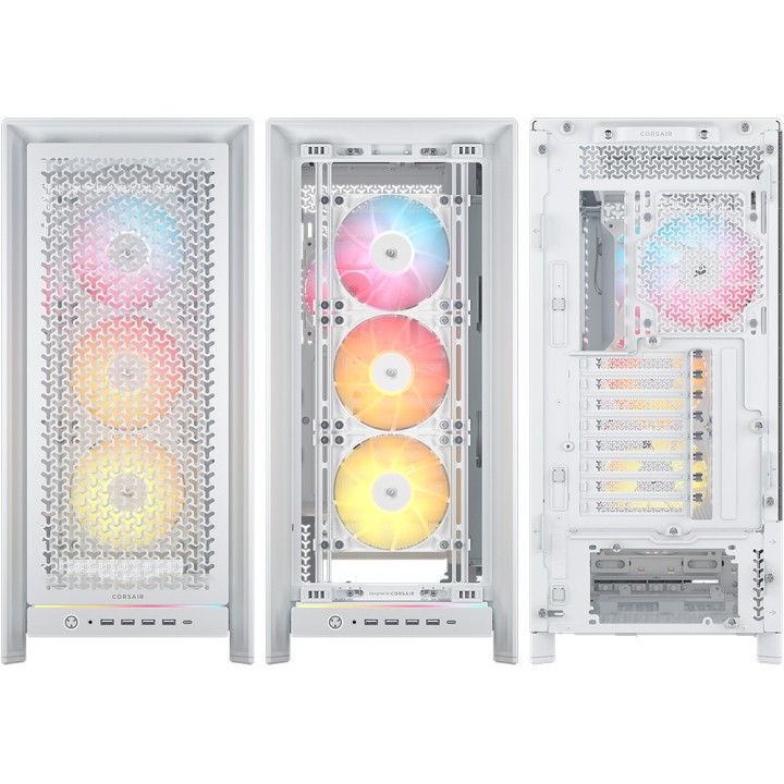 Corsair FRAME 5000D RS ARGB, Mid-Tower, White