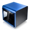 Raijintek METIS EVO TG Mini-ITX Case, Tempered Glass - Blue - 2