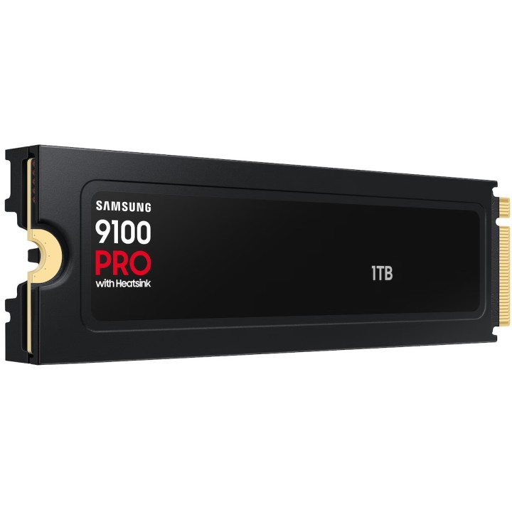 Samsung 9100 Pro Heatsink SSD, PCIe Gen5, NVMe, M.2 2280, 1TB