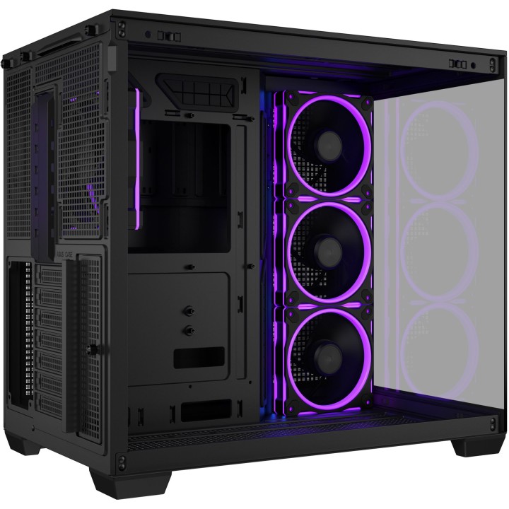 ASUS A32 PLUS TG ARGB, Mid-Tower, Black