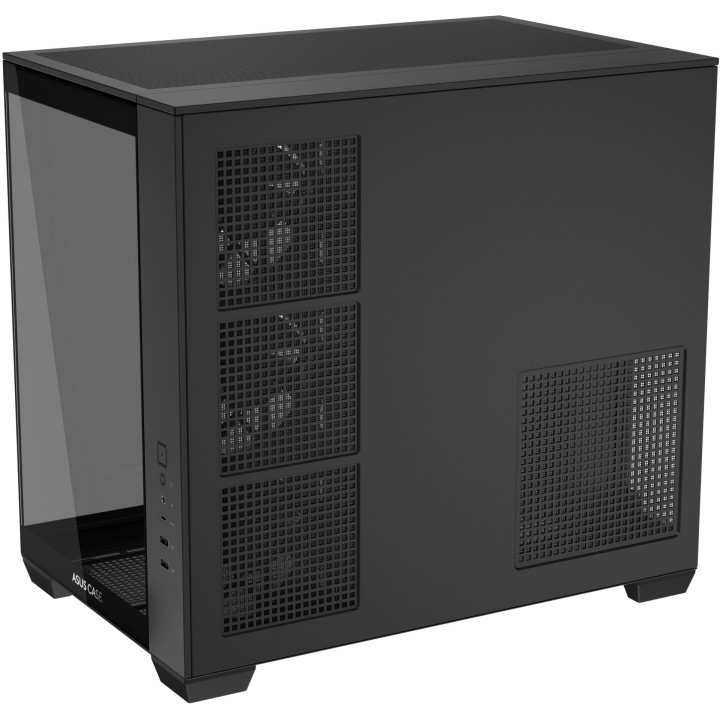 ASUS A32 PLUS TG ARGB, Mid-Tower, Black