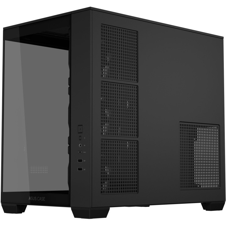 ASUS A32 PLUS TG ARGB, Mid-Tower, Black