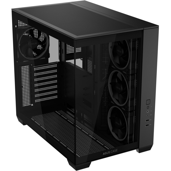 ASUS A32 PLUS TG ARGB, Mid-Tower, Black