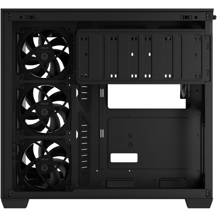 ASUS A32 PLUS TG ARGB, Mid-Tower, Black